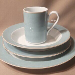 Dansk Umbrian Sage 4 Piece Place Setting Dinner Salad Soup Mug EXCELLENT!